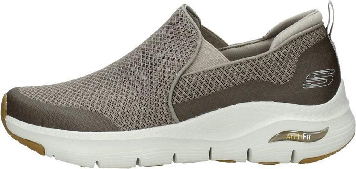 Skechers Arch Fit-Banlin Heren Instappers  - Taupe - Maat 42