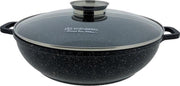 Edënbërg Stonetec Line - Luxe Wokpan - Ø 32 cm - 5.5l - 3-laags anti-aanbaklaag