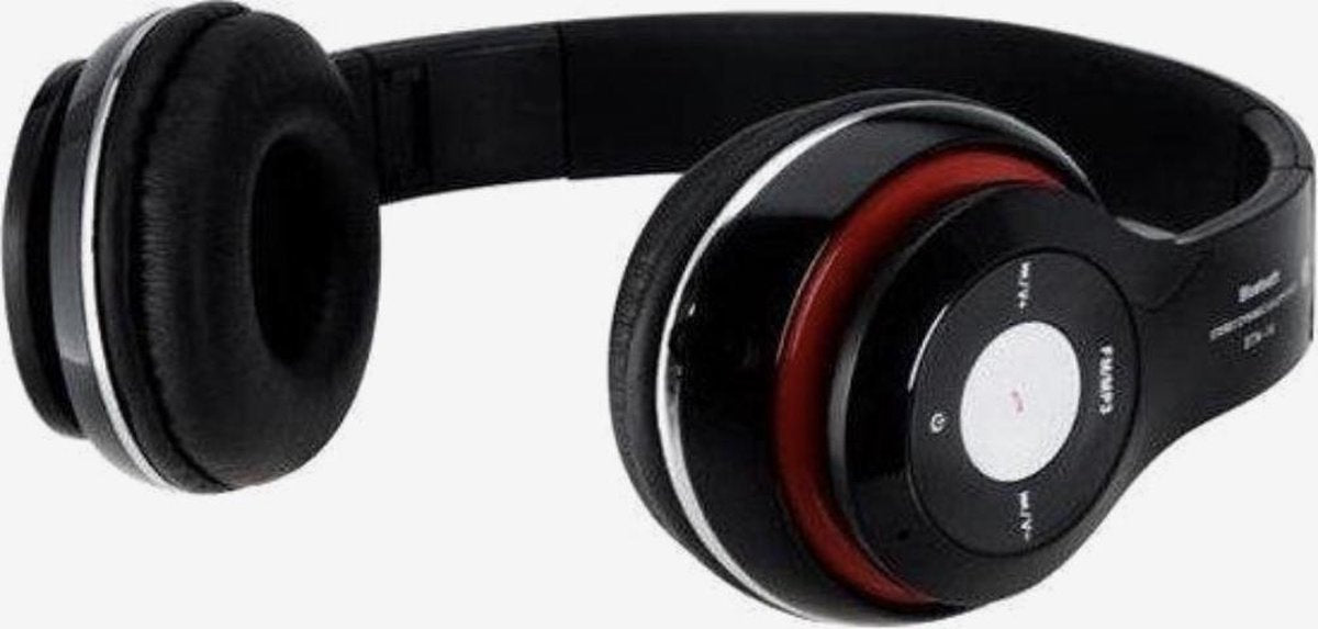 Draadloze koptelefoon - Wireless bluetooth headset - STN16 - FM radio en geheugen poort - zwart