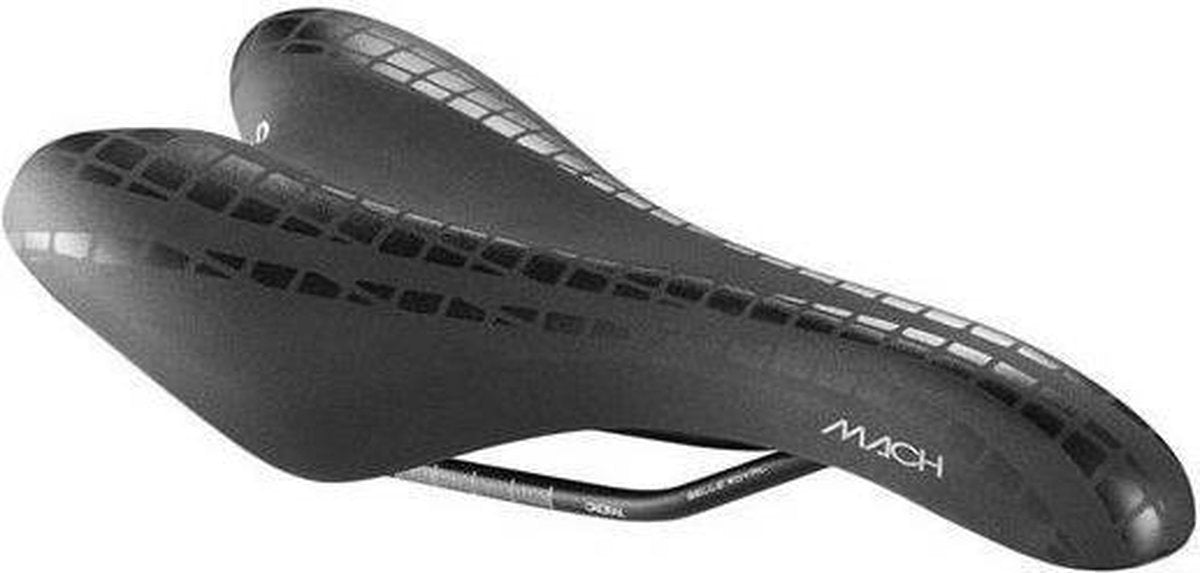 Selle Mach Fietszadel - Mat Zwart
