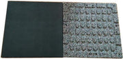 Fitness vloermatten - Rubbere matten - Rubbere tegels - Fitness ondergrond - Rubbere puzzelmatten - 1m² - Zwart