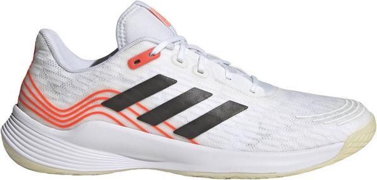 adidas Novaflight - wit/oranje - maat 38 2/3