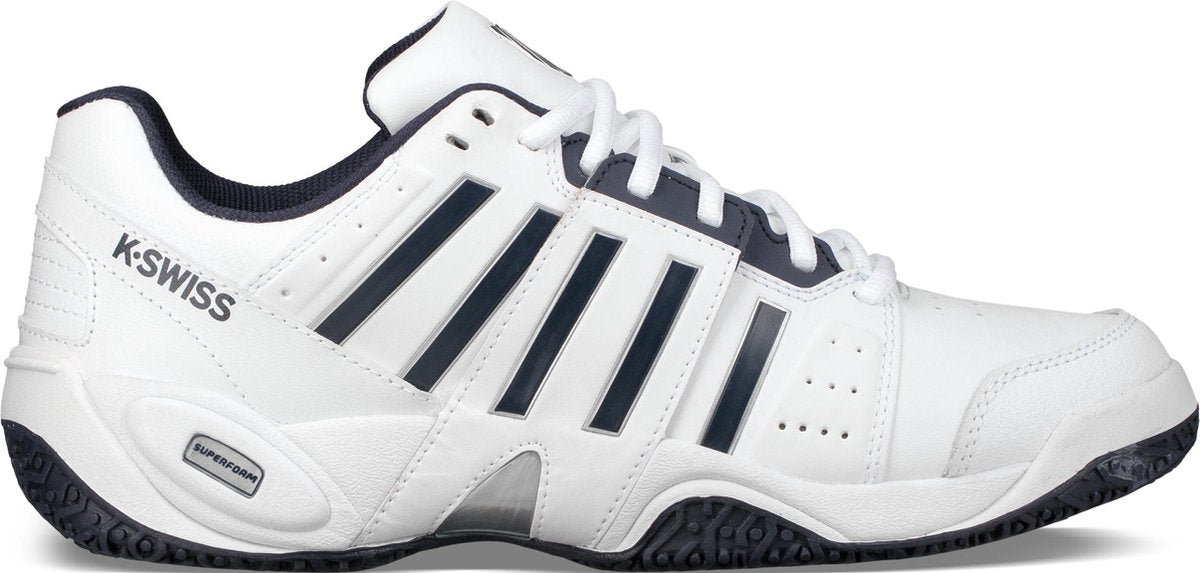 K•Swiss ACCOMPLISH III OMNI - WHITE/NAVY - Tennisschoenen