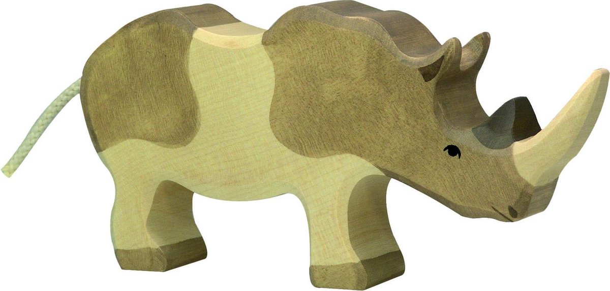 Holztiger Houten Neushoorn