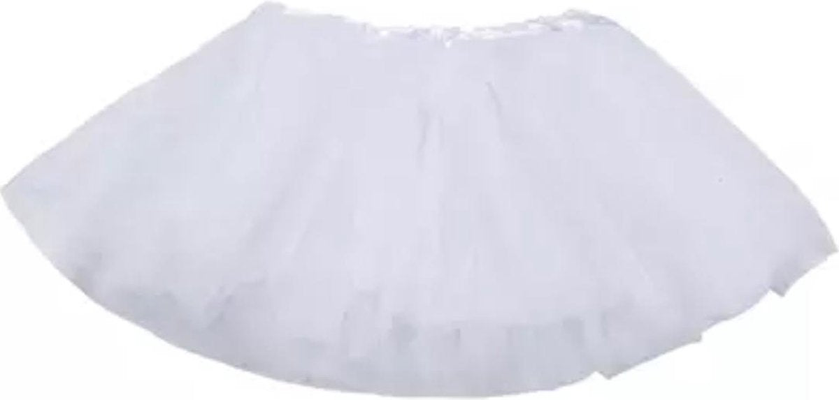Ballet Rokje - Tutu Ballet - Wit - tot 8 jaar - Prinsessen Rok - Rokje Feestdagen - Tule Rok - Meisjes