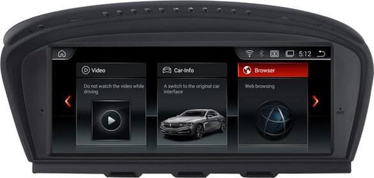 ANDROID NAVIGATIE BMW E90/BMW E60 CARKIT USB SD DAB+