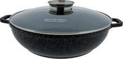 Edënbërg Stonetec Line - Luxe Wokpan - Ø 28 cm - 3.3l - 3-laags anti-aanbaklaag