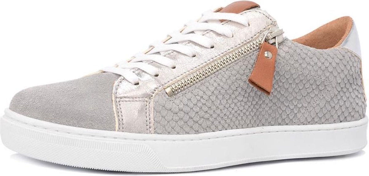 Spm Dames Veterschoenen - Grijs - Maat 36