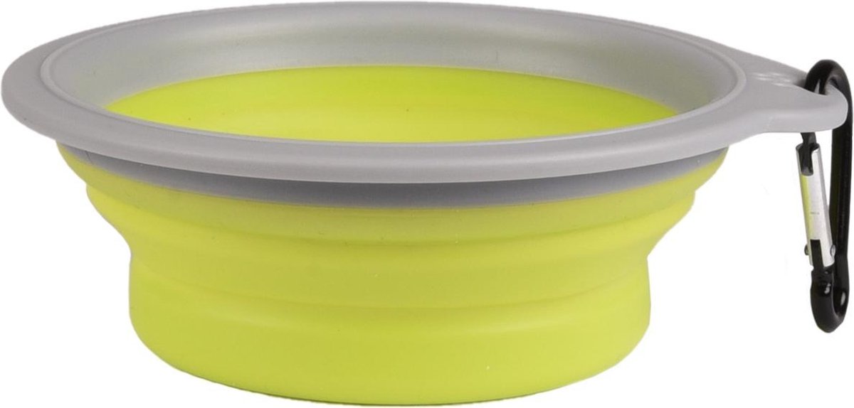 Reis eetpot bubo groen/grijs 375 ml Flamingo