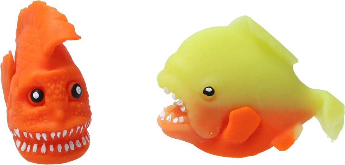 Banzaa Fidget Zeemonster ‒ Anti stress Knijp Speelgoed ‒ Oranje