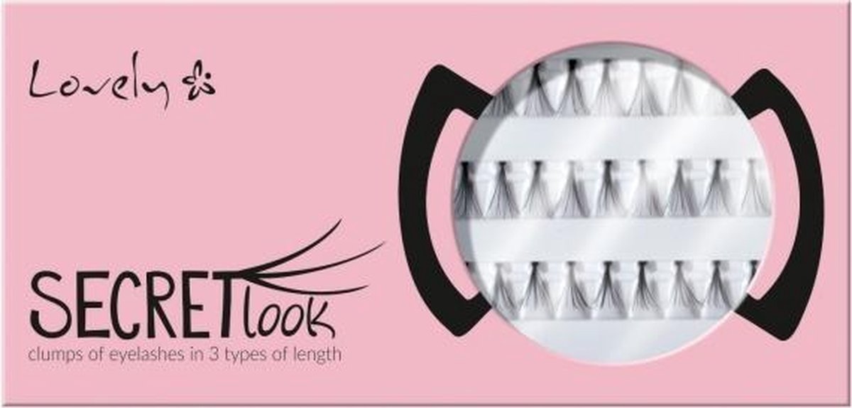 Lovely - Secret Look Clumps Of Eyelashes Tufts Of Eyelashes In Three Lengths