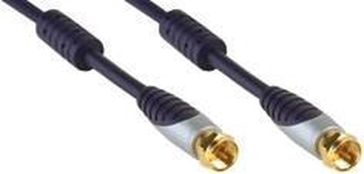 Bandridge - F-Connector Kabel - zwart - 1 meter