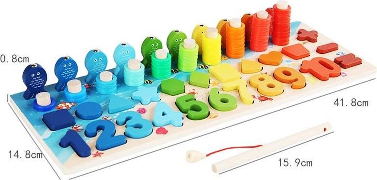 Montessori babyboom magnetisch houten