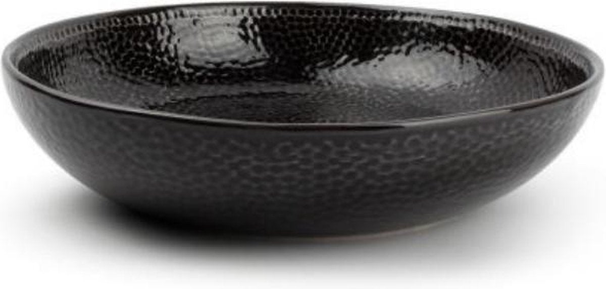 S&P - MIELO - Black - Diep bord 21.5 cm - Set van 4