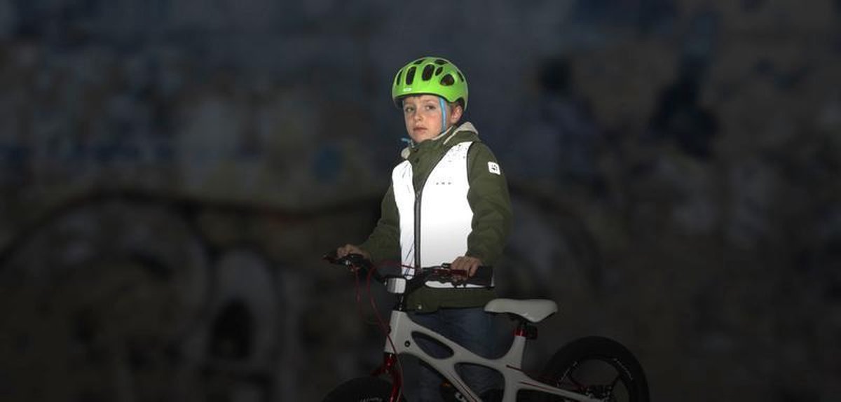 Fluo Hesje Kids Schlamm Jacket Volledig Reflecterend (M) (7-9 jaar)