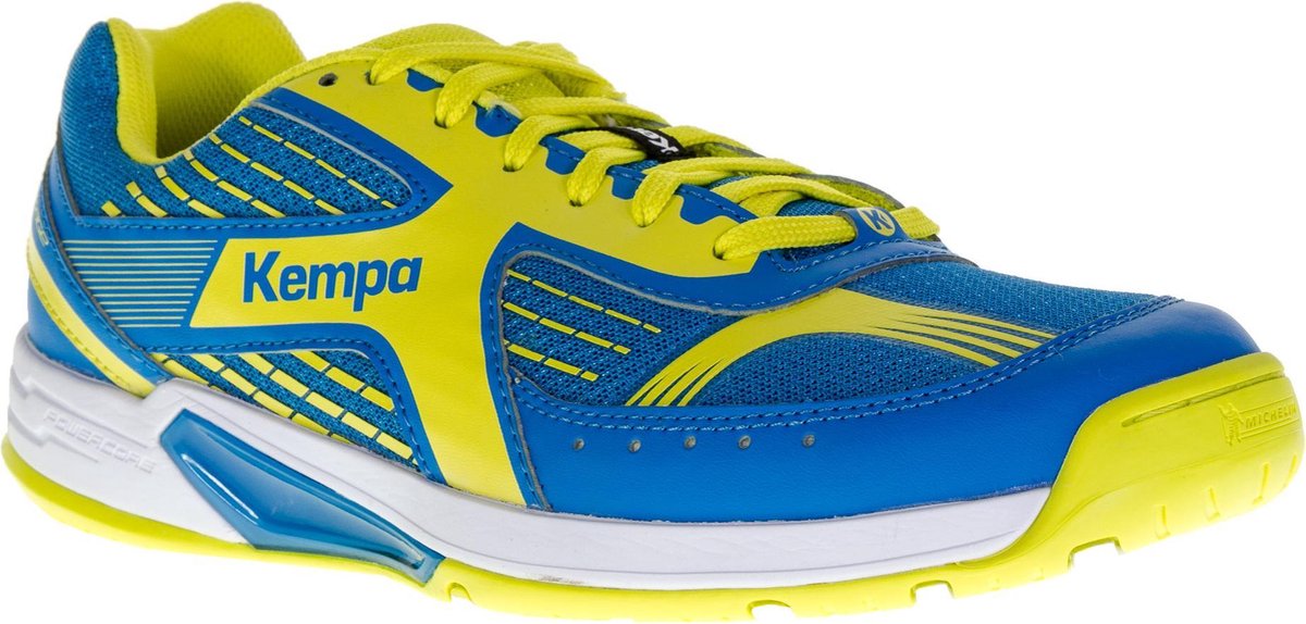 Kempa  Wing  Sportschoenen - Maat 44.5 - Mannen - geel/blauw