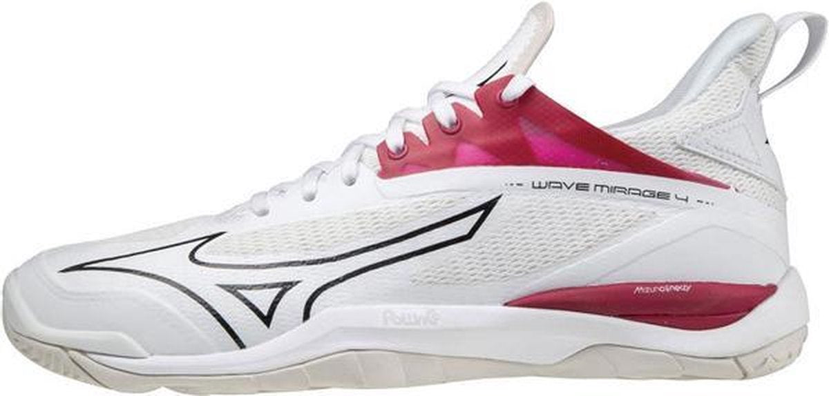 Mizuno Wave Mirage 4 Dames - wit/rood - maat 39