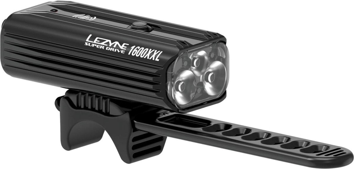 Lezyne Super Drive 1600XXL Led Fiets Koplamp - Zwart