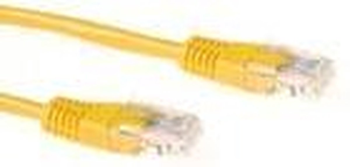 ACT CAT5E UTP patchkabel geel