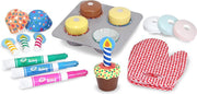 Melissa & Doug Houten Eten Speelset Cupcakes Maken