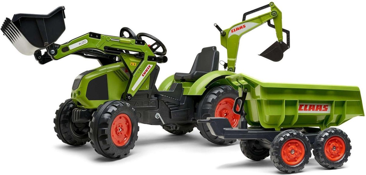 Falk Claas Axos 330 - Jongens - Groen - Traptractor