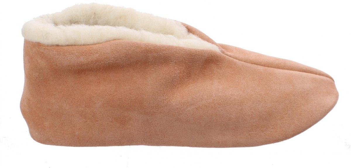 wollen sloffen beige maat 39