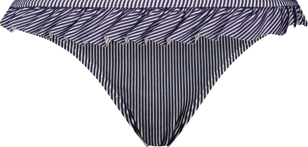 Hunkemöller Dames Rio bikinibroekje Ruffle Stripe - maat 2XS