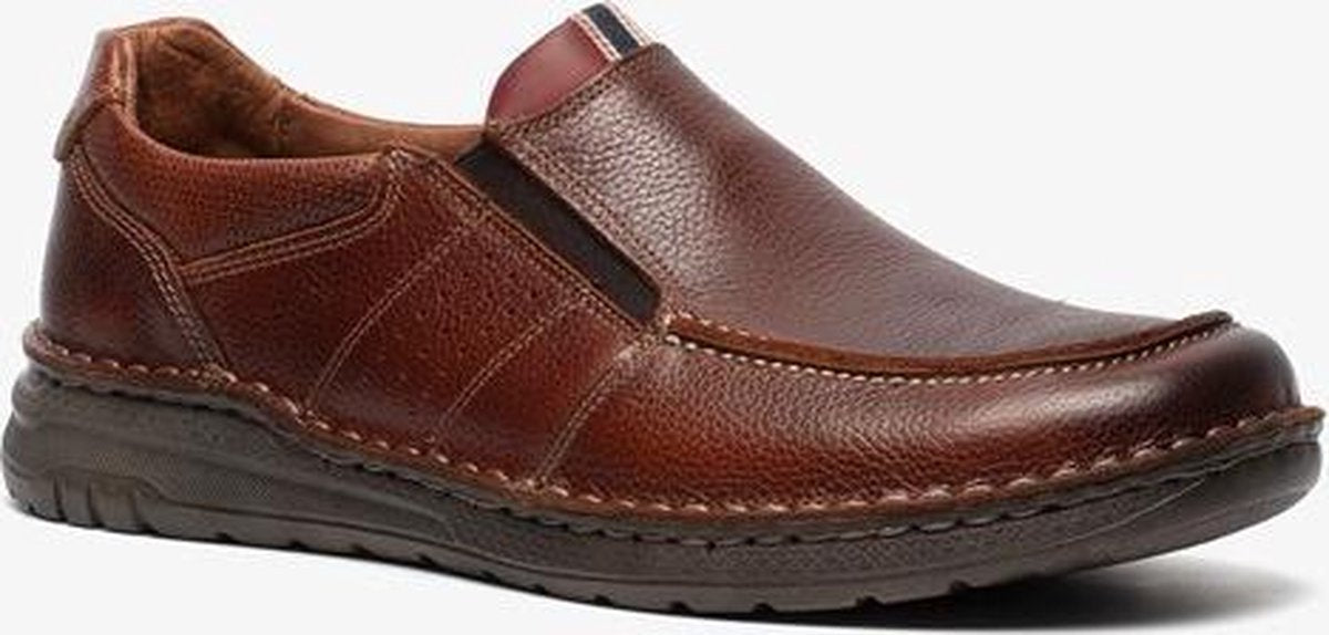 Hush Puppies leren heren instappers - Bruin - Maat 41