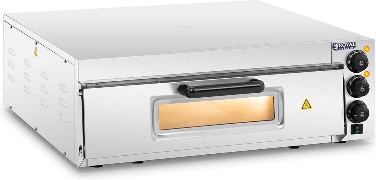 Royal Catering Pizzaoven - 1 kamer - Ø 60 cm - glazen deur
