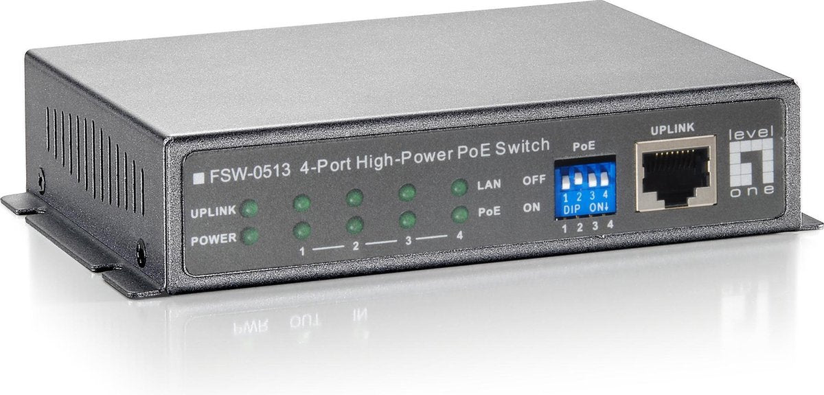 LevelOne FSW-0513Z Fast Ethernet (10/100) Zwart