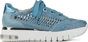 Softwaves Vrouwen Raffia Lage sneakers / Damesschoenen 8.16.06 - Jeans - Maat 38