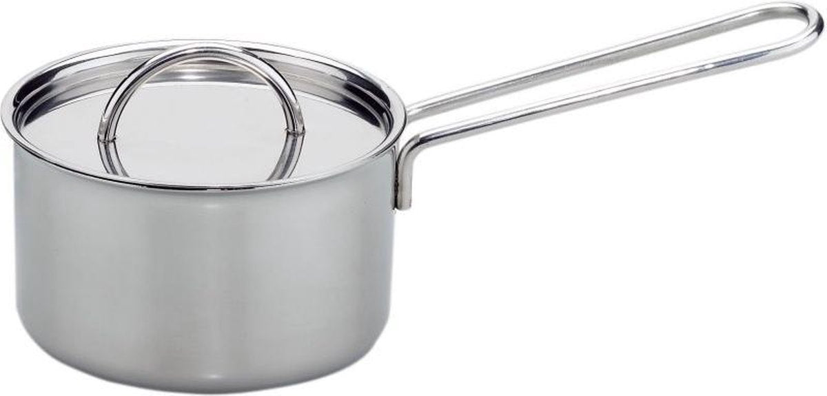 Glückskäfer Steelpan 9 Cm Staal Zilver