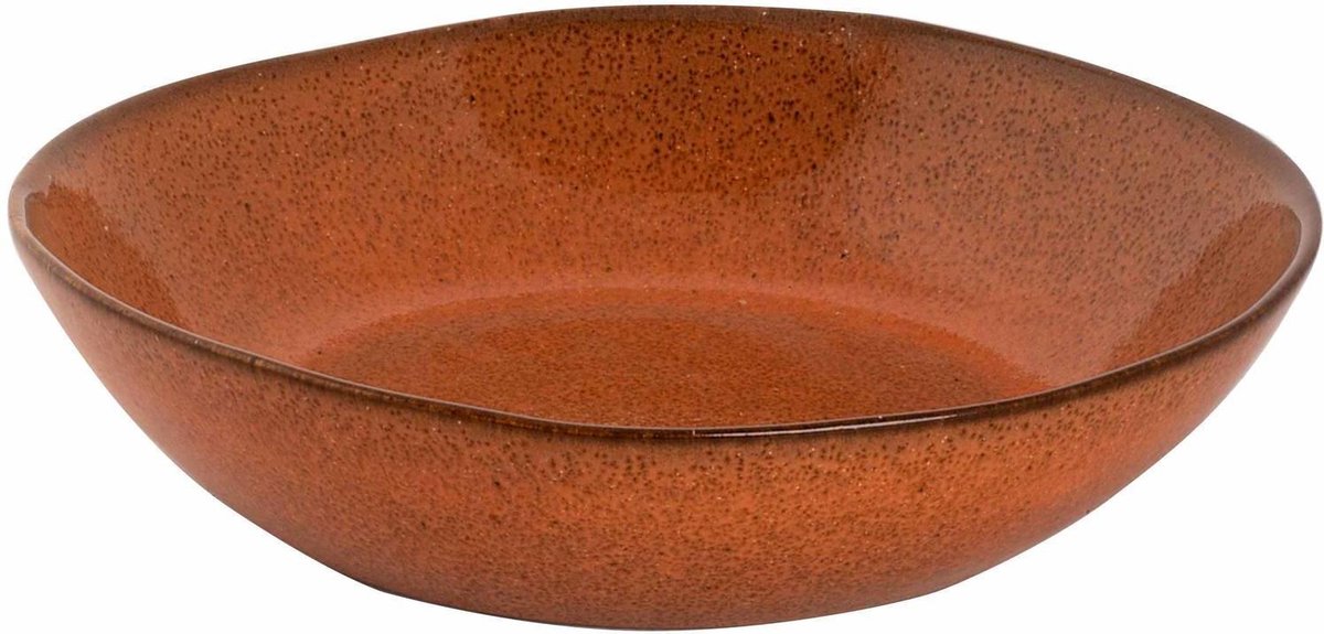 Palmer Rustique Diep Bord Ø21cm Roest