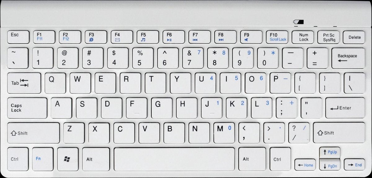 Slimline Bluetooth Toetsenbord