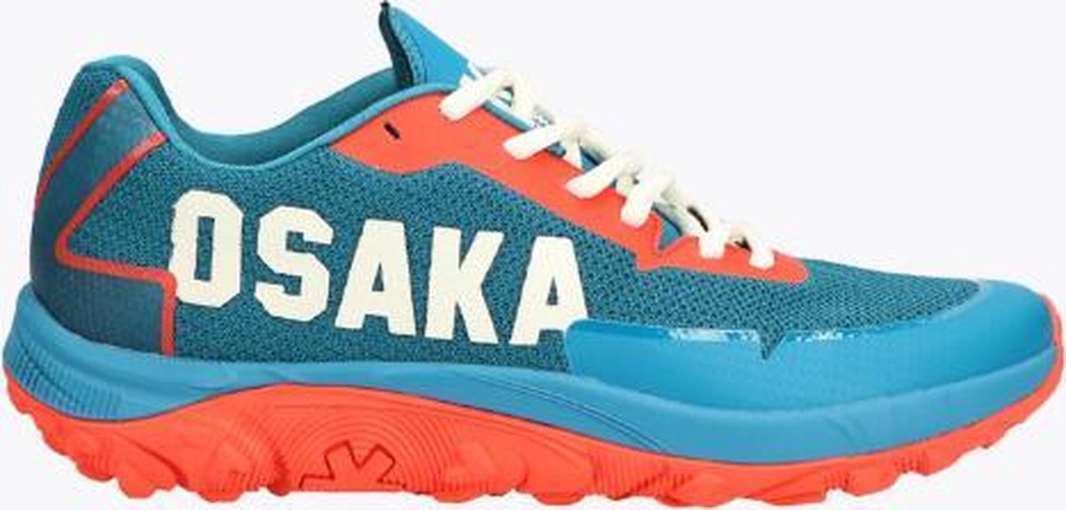 Osaka Kai Mk1 Hockeyschoenen - Blauw met Rood - Hockey schoenen - Maat 46
