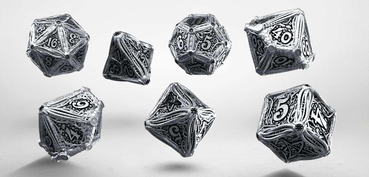 Polydice Set Q-Workshop Metal Call of Cthulhu