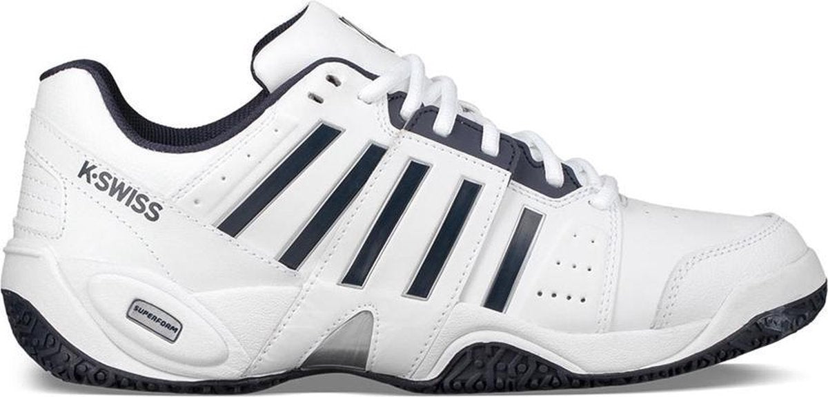 K•Swiss ACCOMPLISH III OMNI - WHITE/NAVY - Tennisschoenen