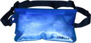 Droogtas heuptasje transparant blauw