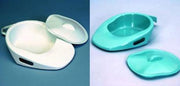 Bedpan BioCote met deksel - groen polypropyleen