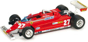 BRUMM 1/43 Ferrari F1 126CK Turbo #27 Gilles Villeneuve - Winner GP Monte Carlo 1981