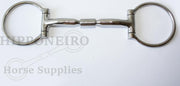 Hipponeiro anatomisch gevormd RVS Snaffle bit - 13