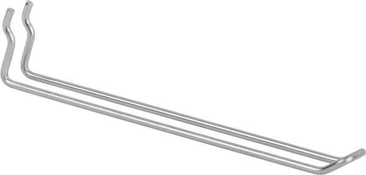 Ophanghaak Bobike voor Slatwall en Tego Metall stelling (15 stuks)