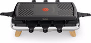 Tefal Gourmetstel Raclette 8 Personen Staal Zwart