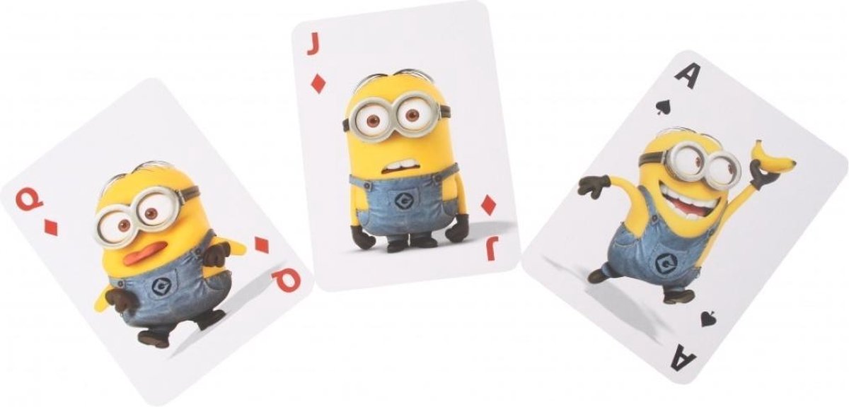 2 setjes Minions jumbo speelkaarten 14 x 9 cm