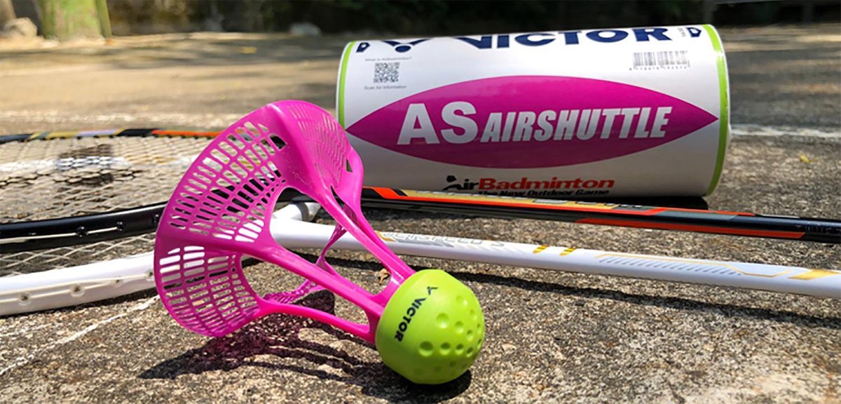 VICTOR AirShuttle voor Airbadminton | the new outdoor game