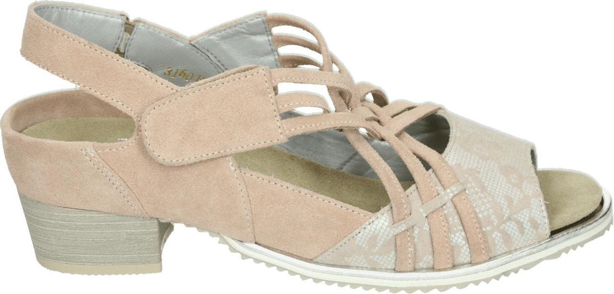 Verhulst 3160C-11-49 - Volwassenen Sandalen met hakDames Sandalen - Kleur: Roze - Maat: 38