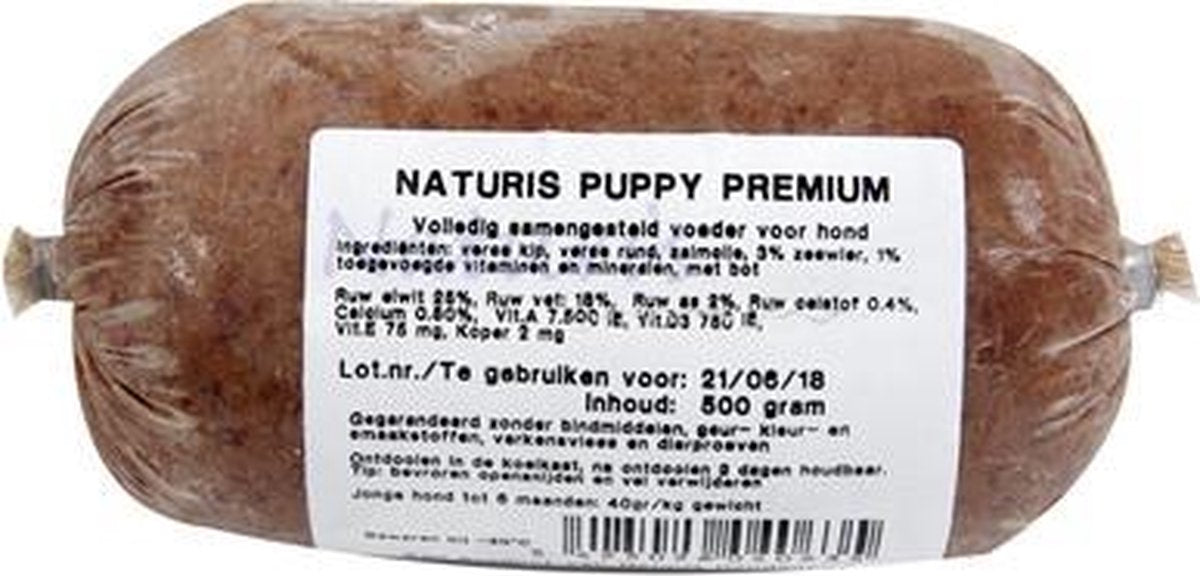 Naturis puppy premium - 500 gr - 1 stuks