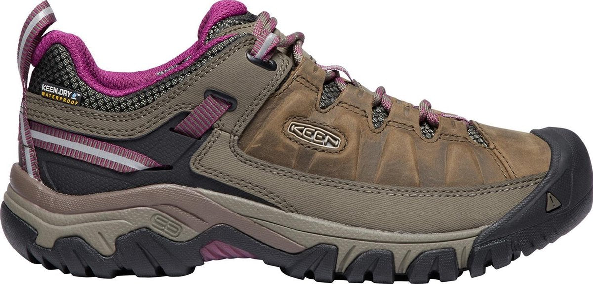 KEEN Dames Targhee III Weiss/Boysenberry Wandelschoen - Maat 38.5