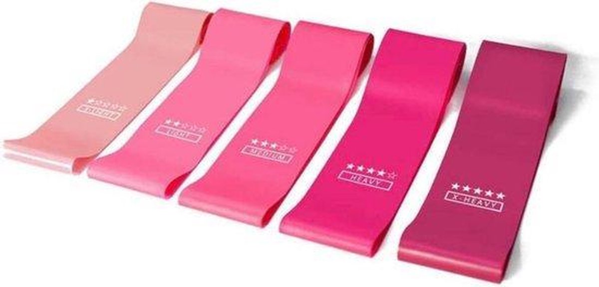 Exercise band set - 5 pack