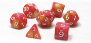 Dobbelsteen - Dice Red & Orange dobbelstenen voor o.a. Dungeons & Dragons
